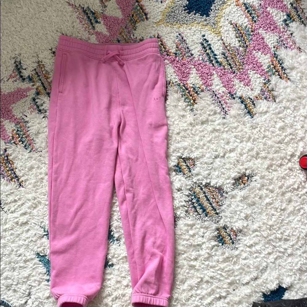 Abercrombie Kids Pink Sweatpants Soft Stretchy Joggers